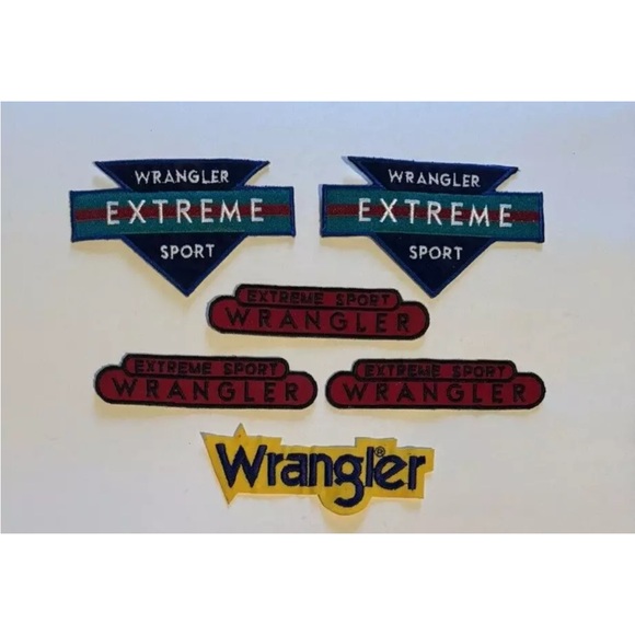 Wrangler | Other | Wrangler Jeans Extreme Sport Patch Sticker Lot ...